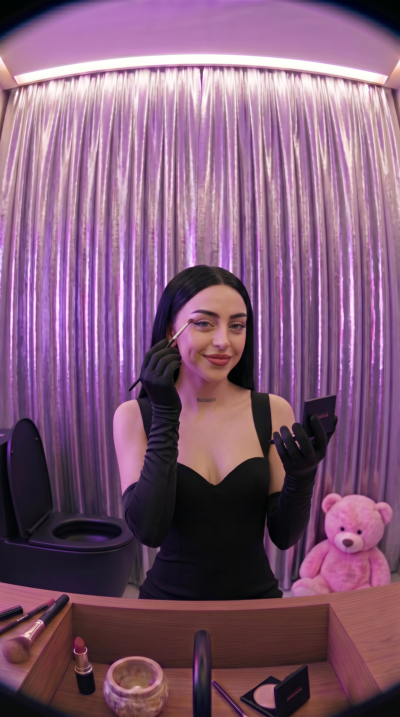 Baño de la Bresh — Nicki maquillaje